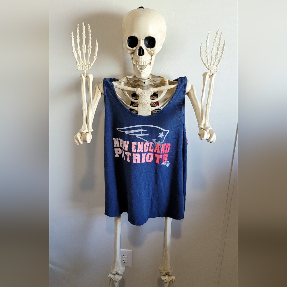 New England Patriots Scoop Neck Tank Top